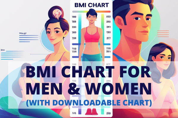 BMI chart for men and women with downloadable PDF